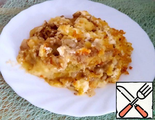 Peking Cabbage Casserole "On Greek" Recipe