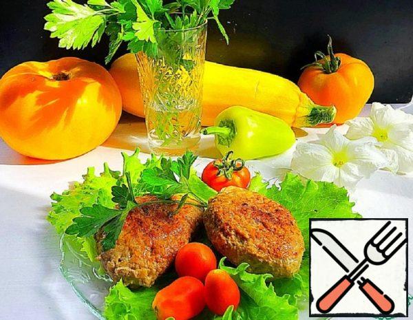Cutlets with Zucchini and Curry Recipe
