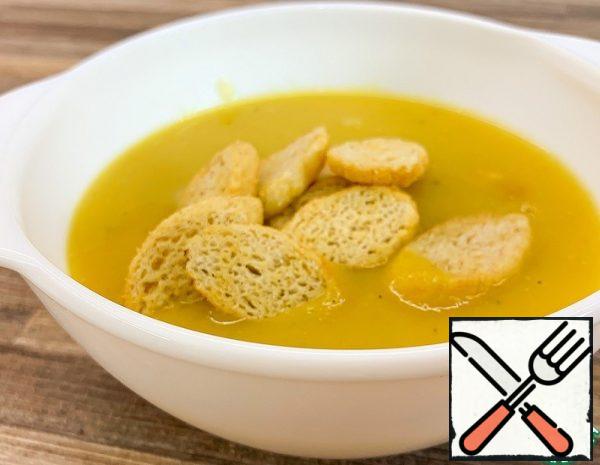Pumpkin Soup Puree with smoked Meat Recipe