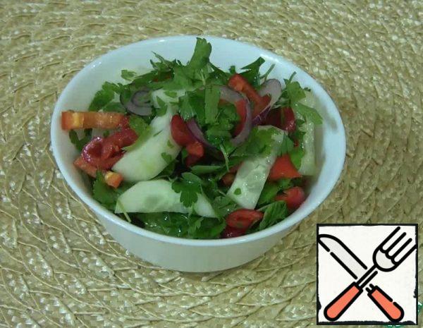 Cucumber and Parsley Salad Recipe