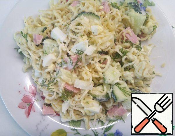 Instant Noodle Salad Recipe