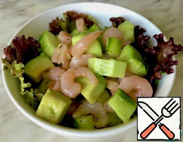 Shrimp, Avocado and Cucumber Salad Recipe