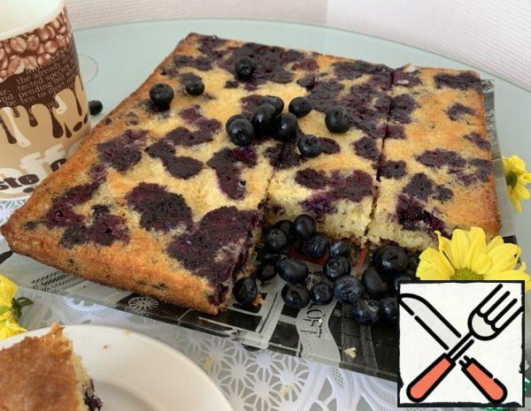 Coconut Pie with Blueberries Recipe