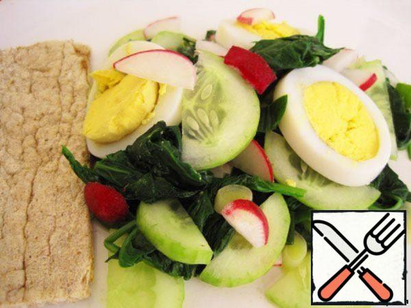 Warm Spinach Salad Recipe