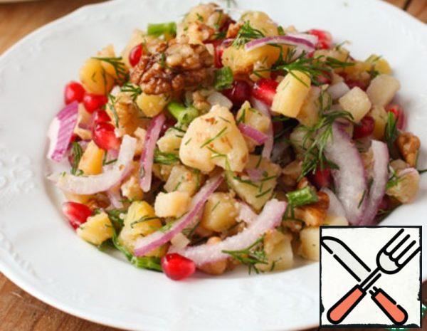 Salad with Pomegranate Seeds Recipe