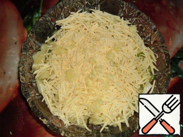 RUB the garlic on a fine grater and add to the rest of the ingredients.