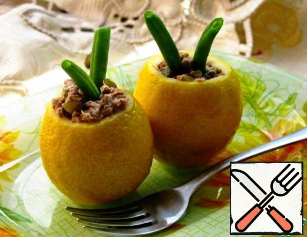 Lemons with Tuna Salad Recipe