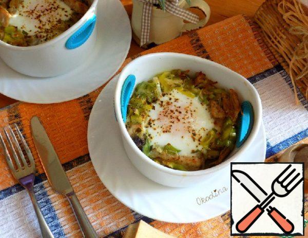 Turkey with Egg, baked in the Oven Reсipe