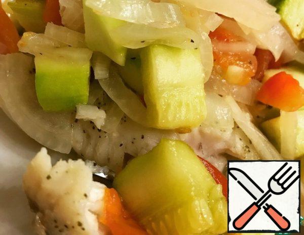 Fish Fillet with Assorted Vegetables Recipe