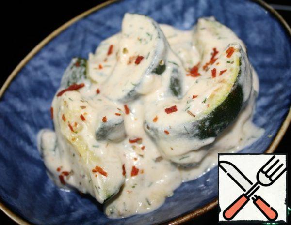 Zucchini in Sour Cream in Serbian Recipe