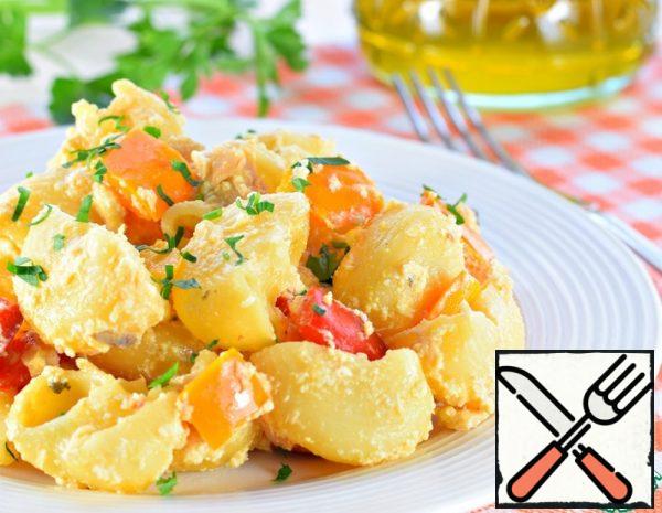 Pasta with Sweet Peppers Reccipe