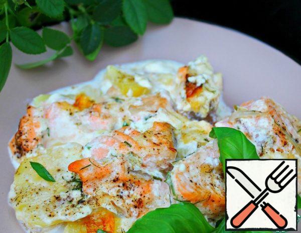 Swedish Casserole with Salmon Recipe