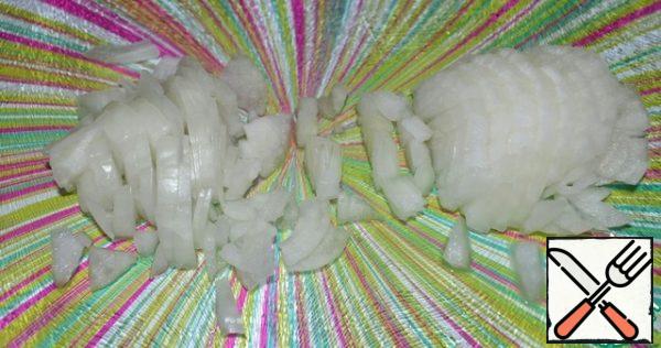 Finely chop onion.
