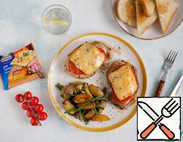 Baked Pork with Cheese Crust Recipe