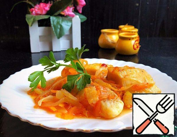 Tender Fish Fillet with Vegetables Recipe