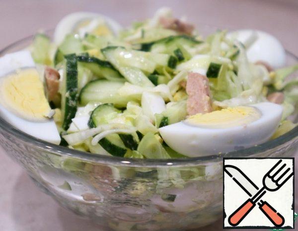 Salad with Cod Liver Recipe