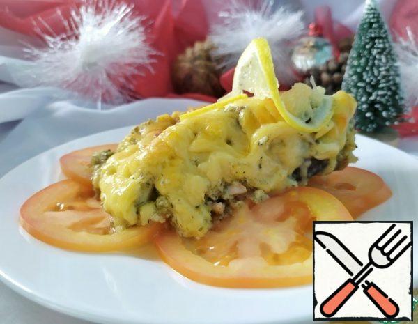 Red fish with Cottage Cheese Sauce Recipe