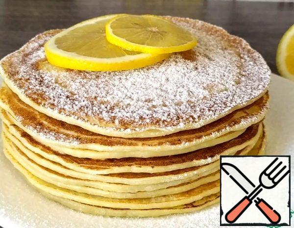 Curd-Lemon Pancakes Recipe