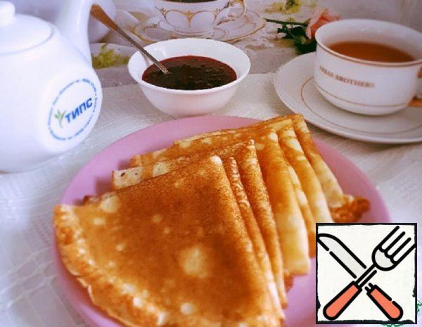 Tender Pancakes with Butter Recipe