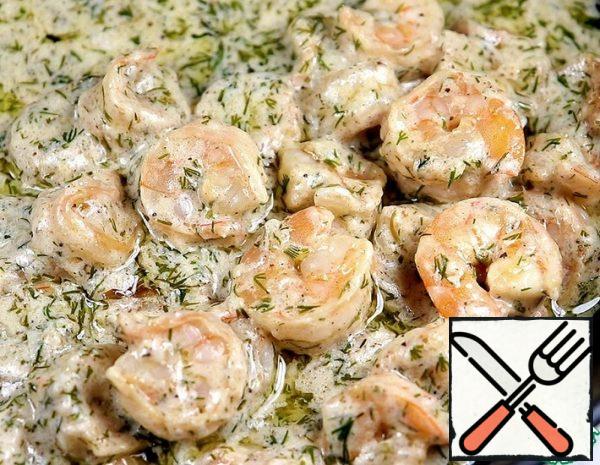 Prawns in Creamy Garlic Sauce Recipe