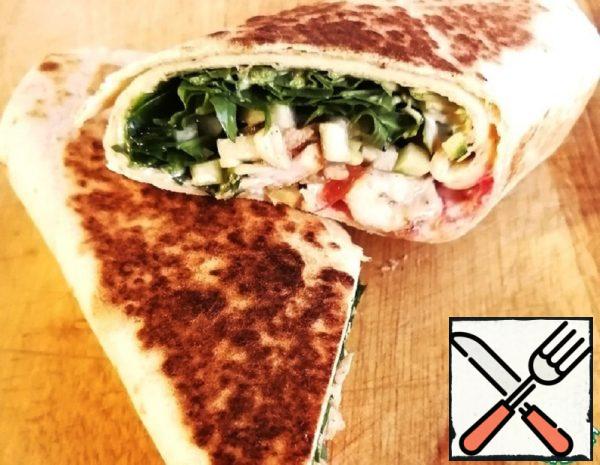 Shawarma with Radish and Arugula Recipe