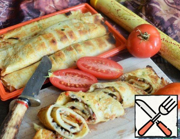 Pancakes with Turkey Recipe