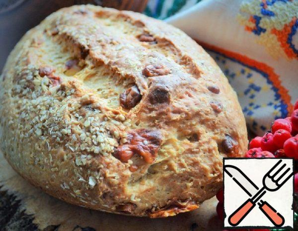 Bread with Bran, Cheese and Olives Recipe
