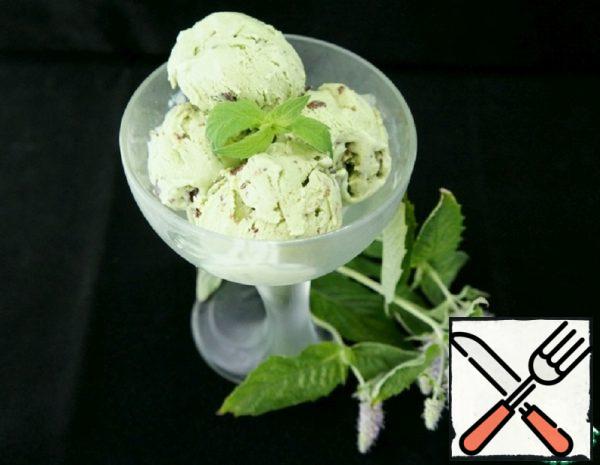 Mint Ice Cream with Chocolate Recipe