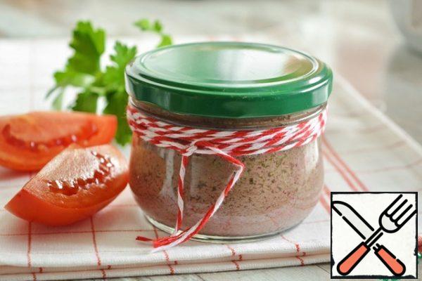 Remove the cans from the steamer, close the lid and put them in the refrigerator until completely cool. Very convenient: I prepared it in a jar, and took it with me to a picnic in the same jar.