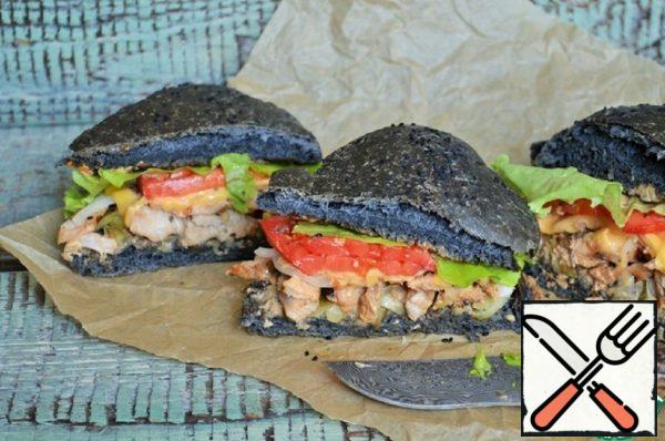 Black Mega-Burger Recipe