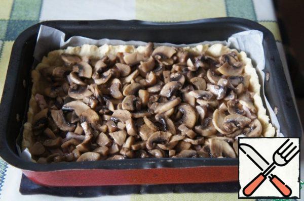 Then mushrooms and onions.