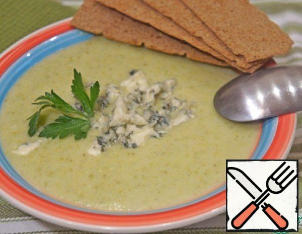 Broccoli Soup with Blue Cheese Recipe