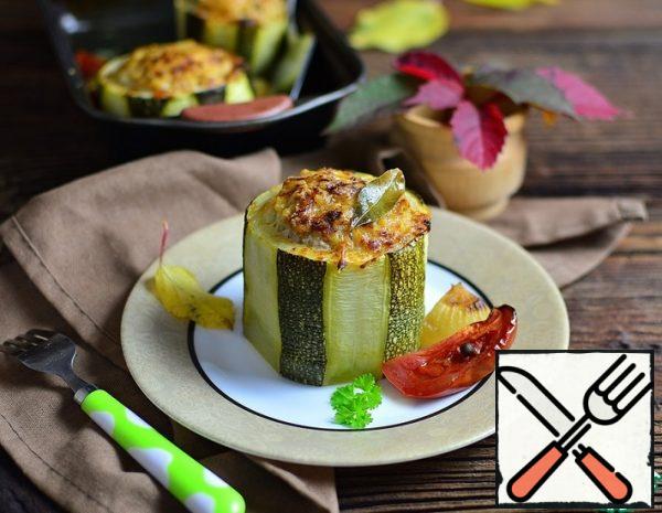 Zucchini stuffed with Lamb and Millet Recipe