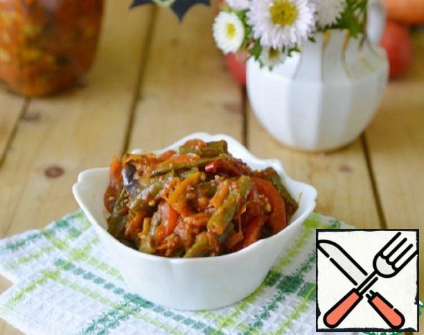 Eggplant and String Bean Snack Recipe