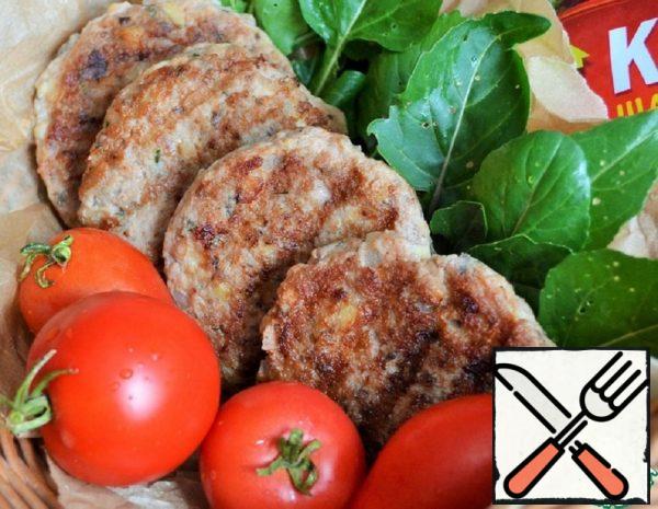 Grilled Turkey Cutlets with Mushrooms Recipe