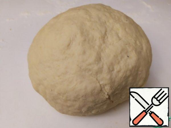 It is difficult to say exactly how much flour you will need. We focus on the final consistency. You should get a dense, strong dough.