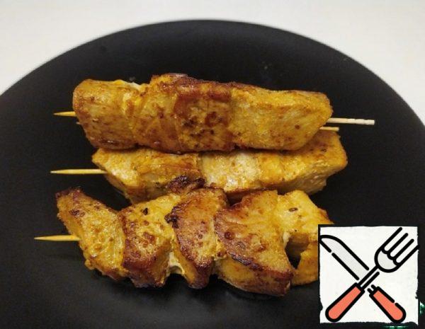 Morunos Pintxos of Tuna with Moorish Spices Recipe