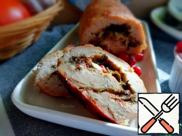 Turkey Fillet Roll with Cheese Recipe