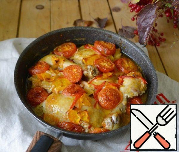 Chicken with Vegetables in a Fragrant Sauce Recipe