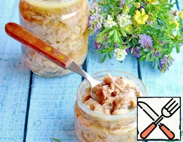 Canned Meat from the Thigh of a Turkey Recipe