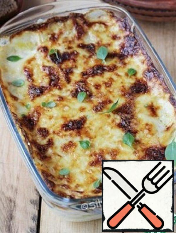 Gratin with Potatoes and Zucchini Recipe