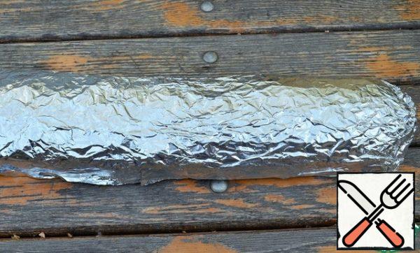 Pack the blank in several layers of foil.