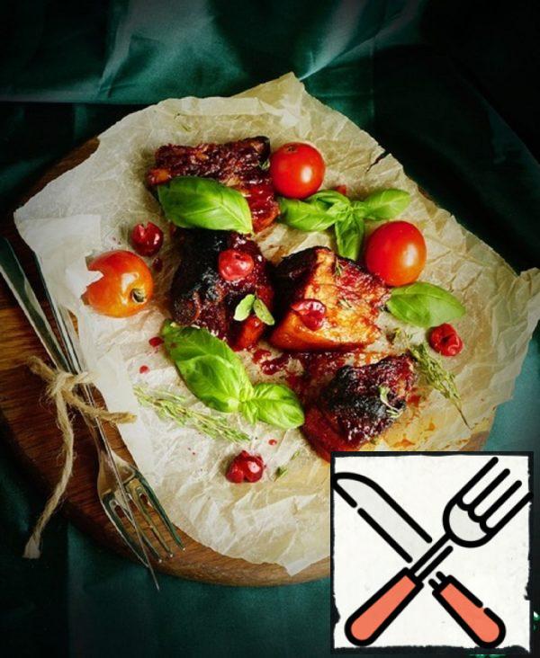 Cherry Pork Ribs in a Sharp-Sweet Glaze Recipe