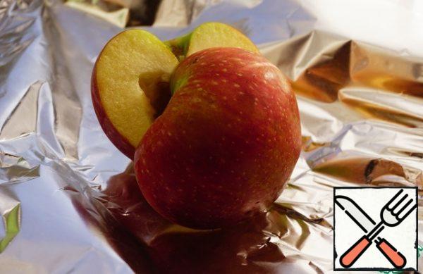 Wrap the Apple in foil.