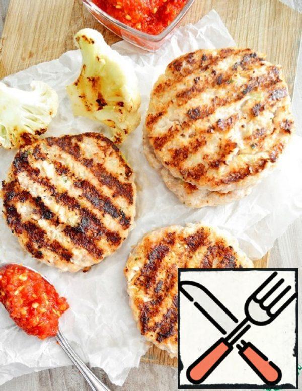 Turkey Cutlets with Cauliflower Recipe