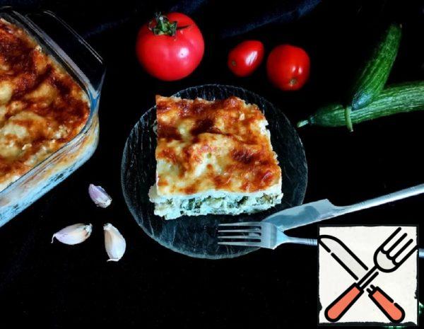 Lasagna with Cabbage and Cheese Recipe