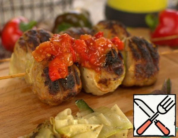 Cutlets on the Grill with Spicy Sauce Recipe