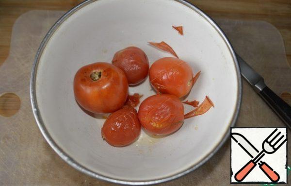 Tomatoes are taken out in 20 minutes.