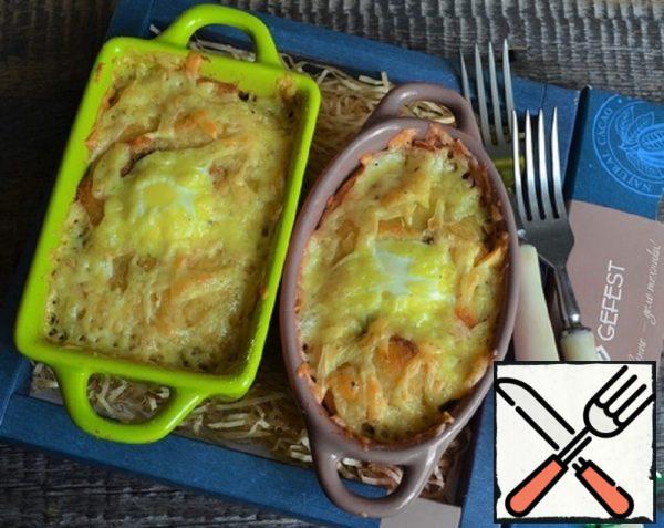 Potato Casserole with Minced Meat and Mushrooms Recipe