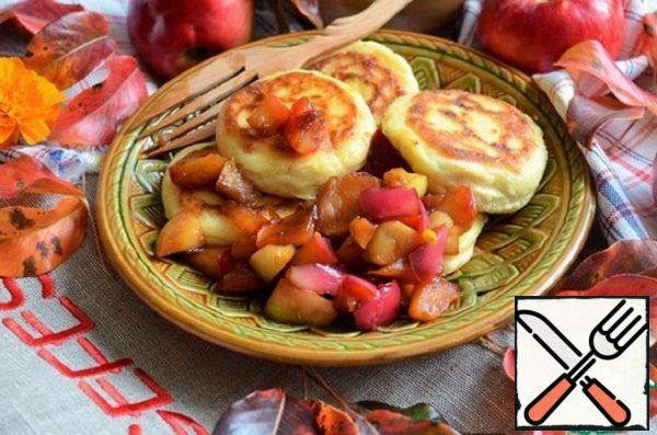 Cheesecakes with Caramelized Apples Recipe